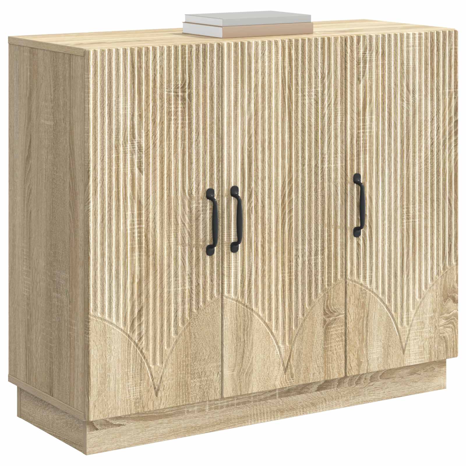 Sideboard Sonoma-Eiche 89 x 34,5 x 77 cm Holzwerkstoff