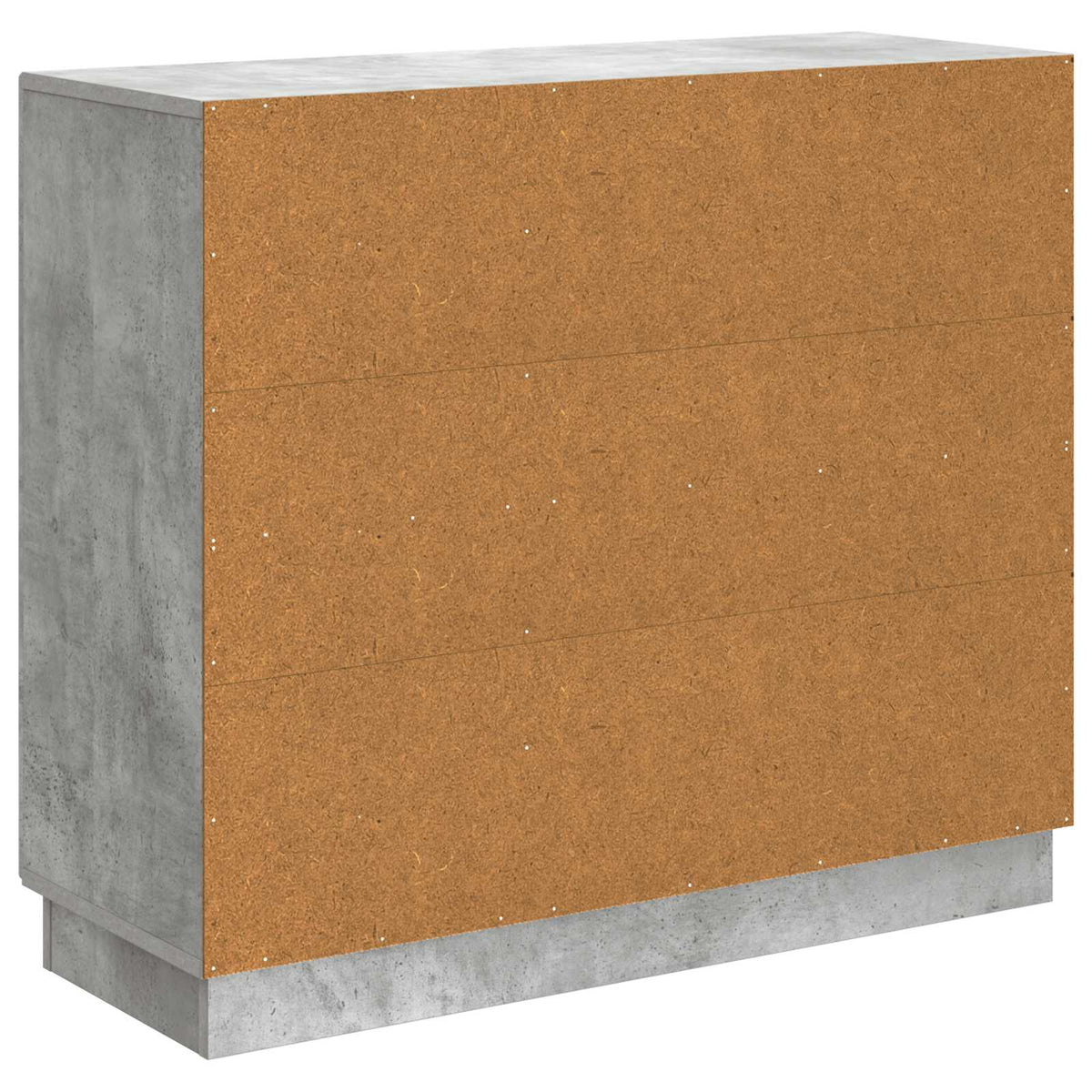Sideboard Betongrau 89 x 34,5 x 77 cm Holzwerkstoff