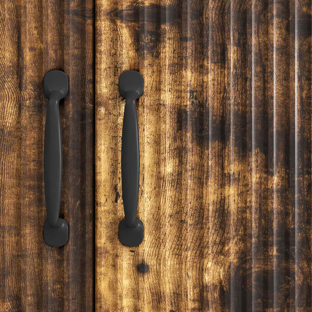 Sideboard Räuchereiche 89 x 34,5 x 77 cm Holzwerkstoff