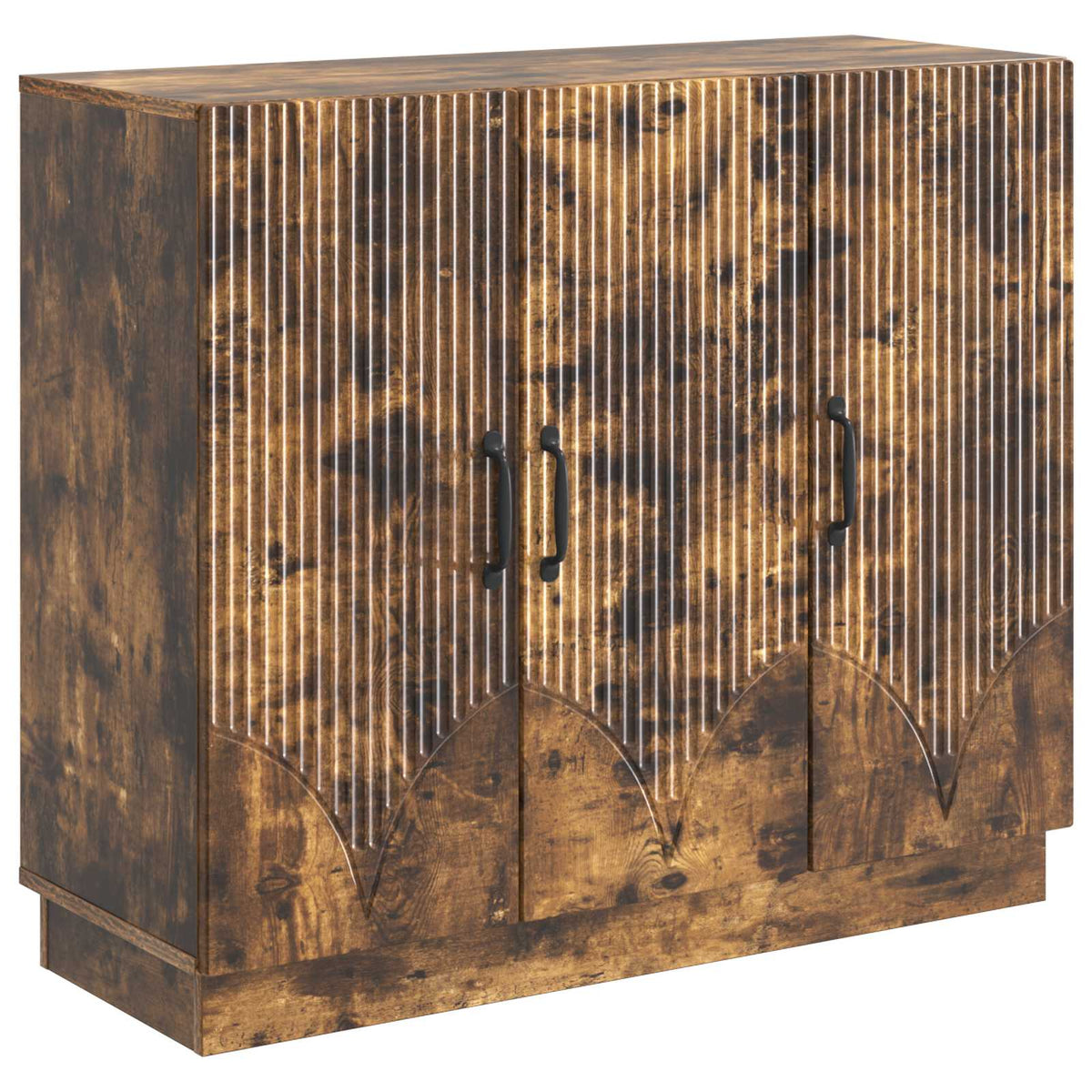 Sideboard Räuchereiche 89 x 34,5 x 77 cm Holzwerkstoff