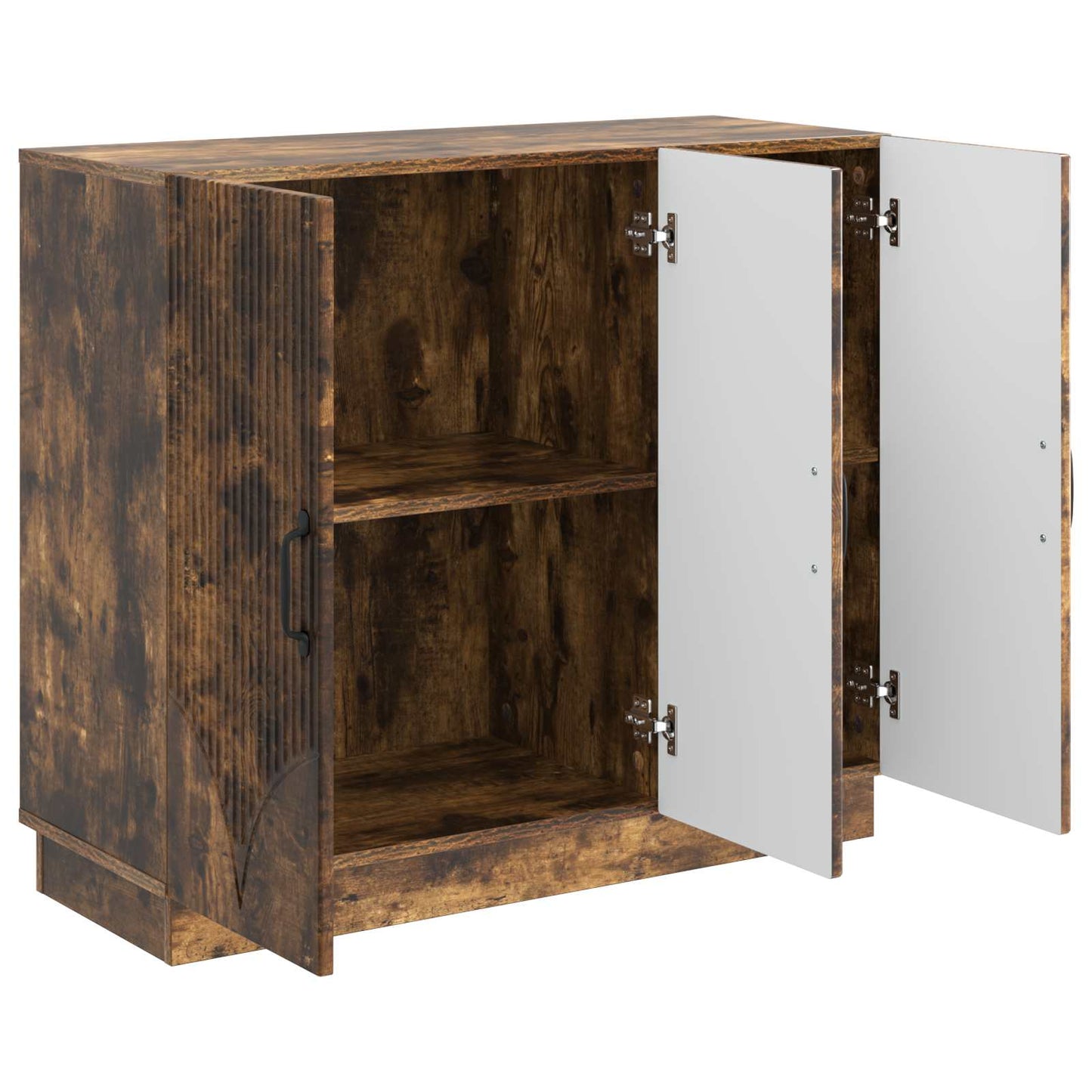 Sideboard Räuchereiche 89 x 34,5 x 77 cm Holzwerkstoff