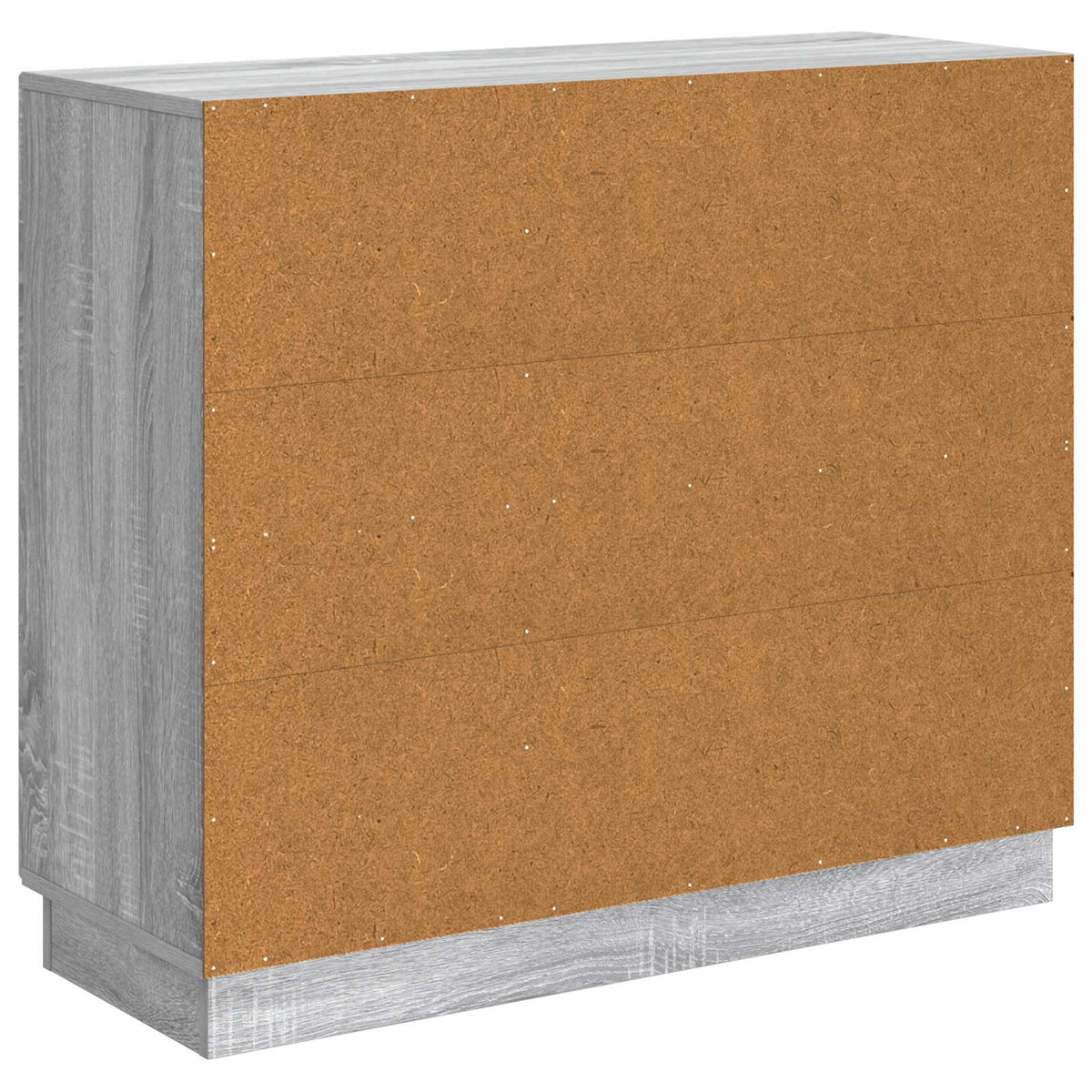 Sideboard Sonoma-Grau 89 x 34,5 x 77 cm Holzwerkstoff
