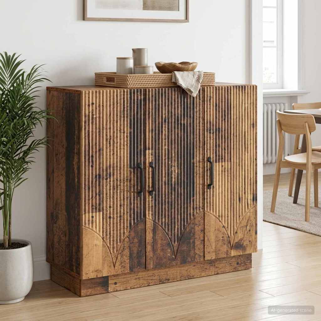 Sideboard Altholz 89 x 34,5 x 77 cm Holzwerkstoff