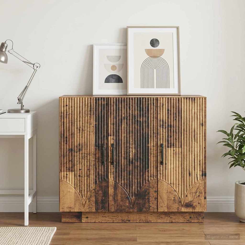 Sideboard Altholz 89 x 34,5 x 77 cm Holzwerkstoff