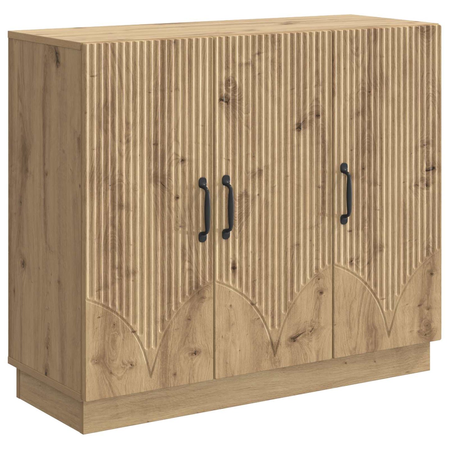 Sideboard Artisan-Eiche 89 x 34,5 x 77 cm Holzwerkstoff