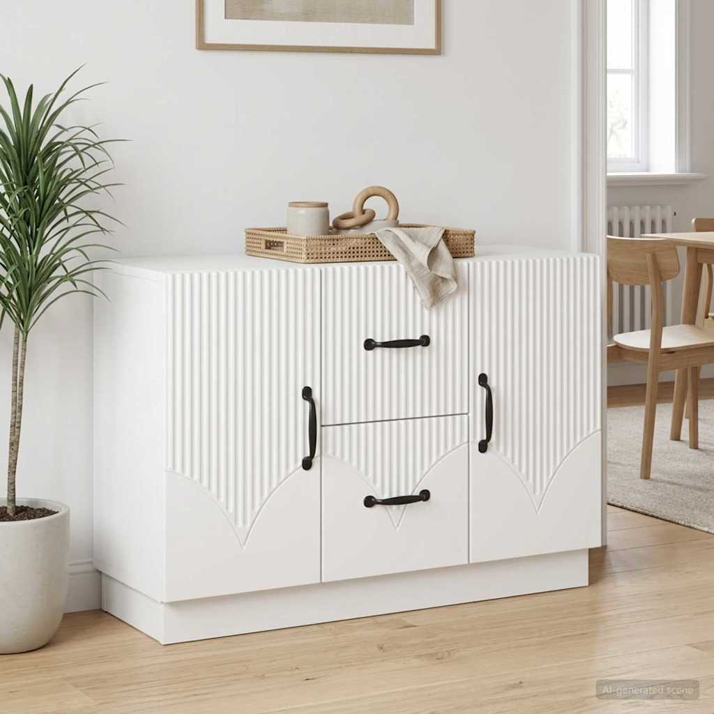 Sideboard Weiß 89 x 34,5 x 57 cm Holzwerkstoff