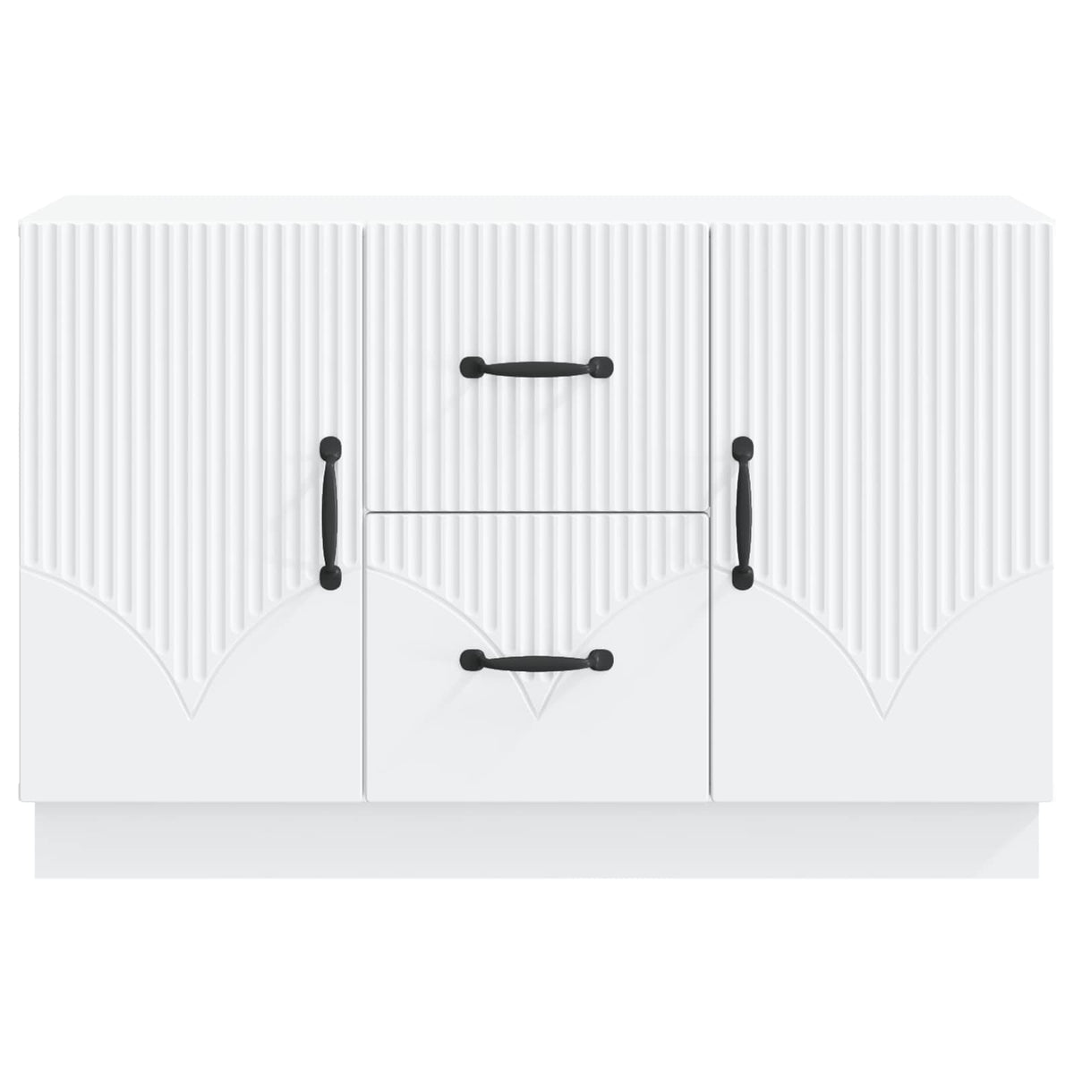 Sideboard Weiß 89 x 34,5 x 57 cm Holzwerkstoff