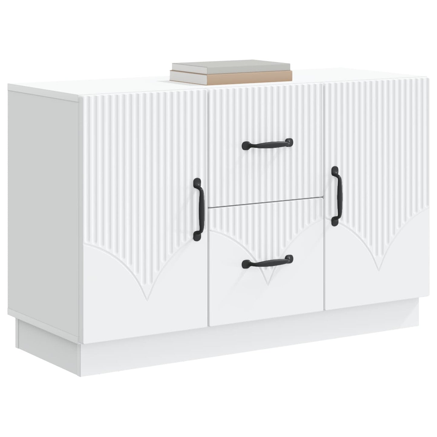 Sideboard Weiß 89 x 34,5 x 57 cm Holzwerkstoff