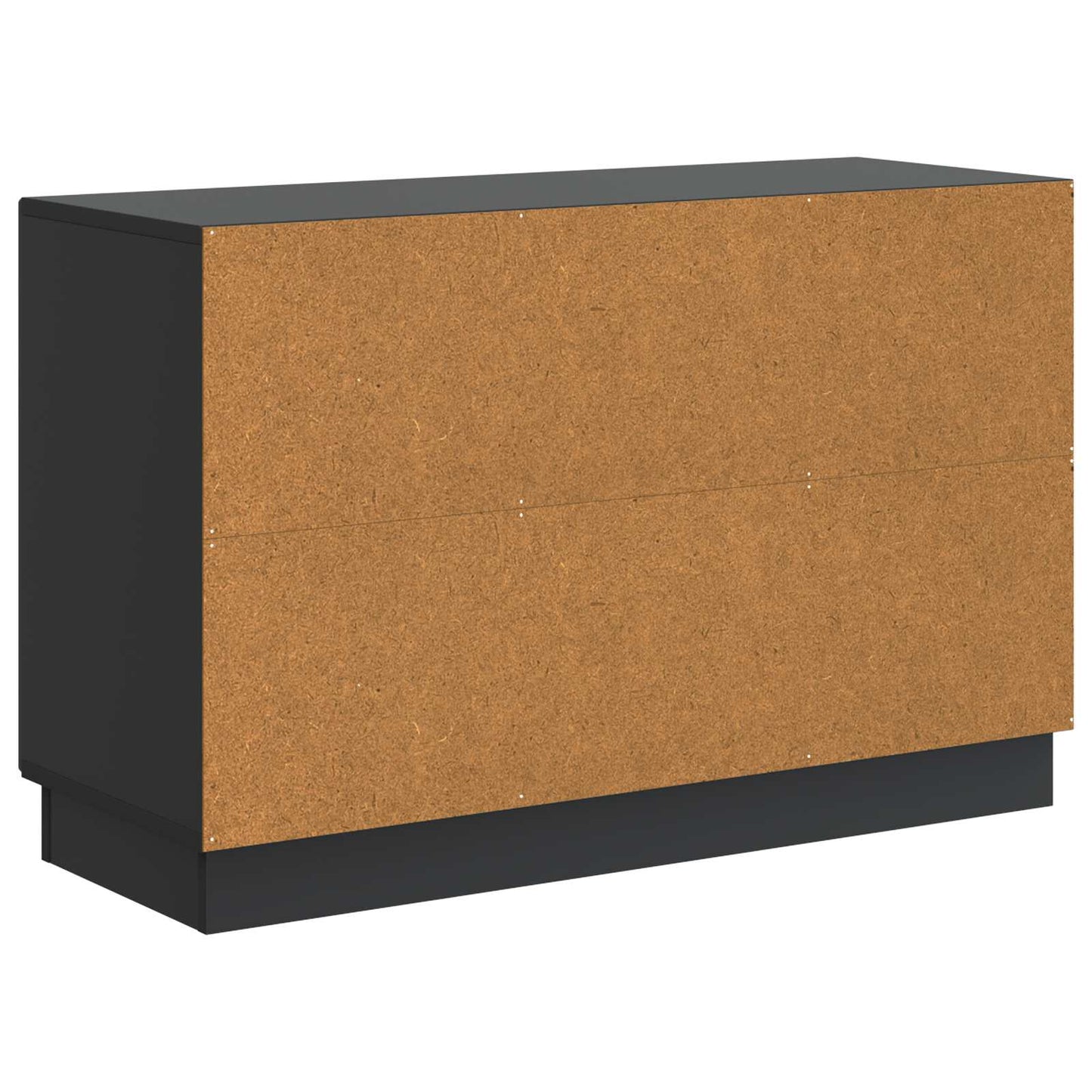 Sideboard Schwarz 89 x 34,5 x 57 cm Holzwerkstoff
