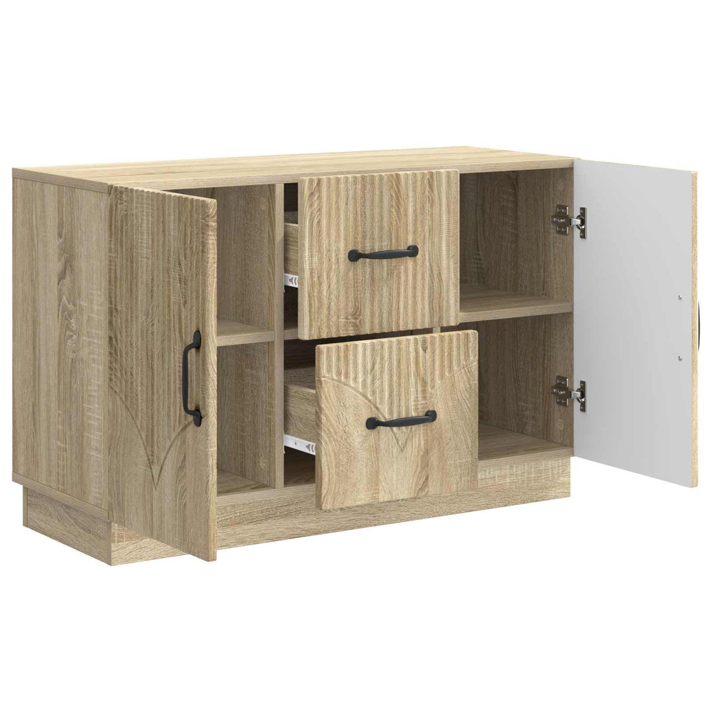 Sideboard Sonoma-Eiche 89 x 34,5 x 57 cm Holzwerkstoff