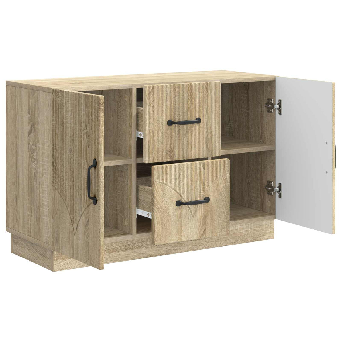Sideboard Sonoma-Eiche 89 x 34,5 x 57 cm Holzwerkstoff