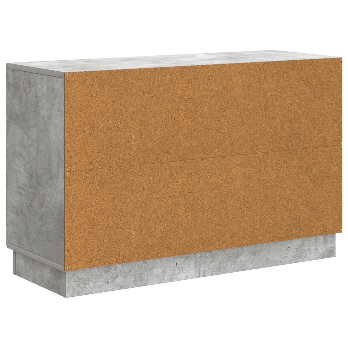 Sideboard Betongrau 89 x 34,5 x 57 cm Holzwerkstoff