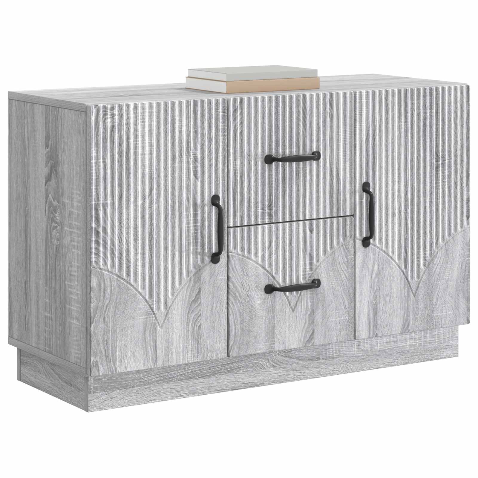 Sideboard Graues Sonoma 89 x 34,5 x 57 cm Holzwerkstoff