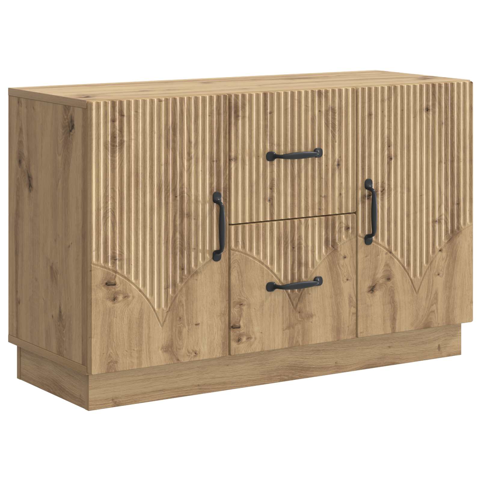 Sideboard Artisan-Eiche 89 x 34,5 x 57 cm Holzwerkstoff