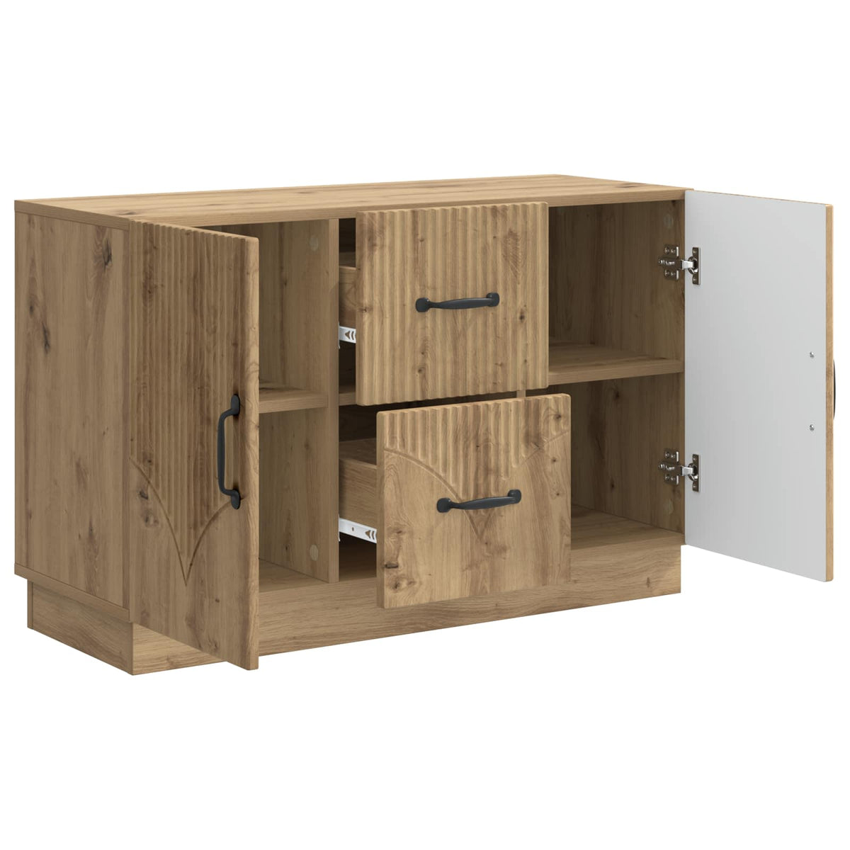 Sideboard Artisan-Eiche 89 x 34,5 x 57 cm Holzwerkstoff
