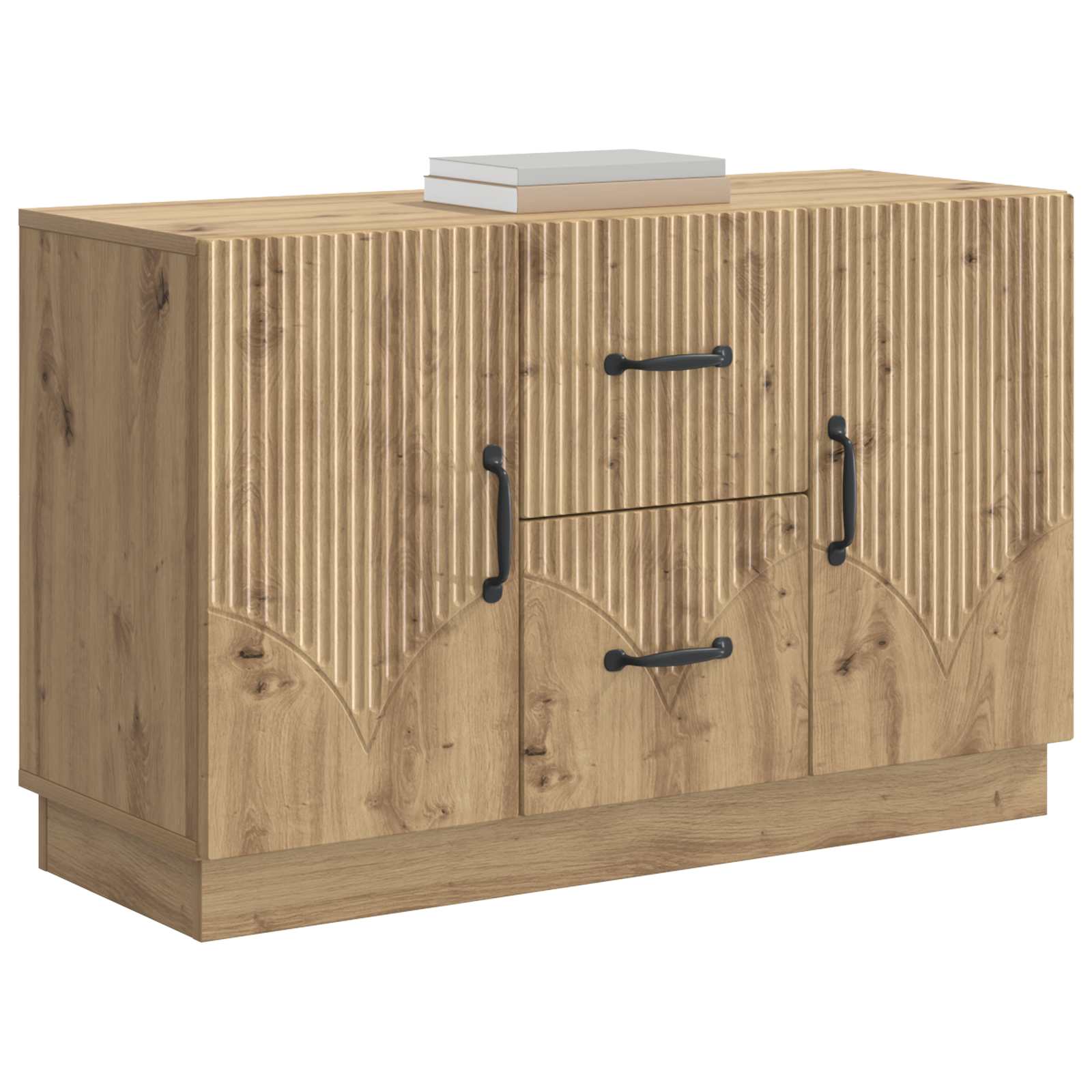Sideboard Artisan-Eiche 89 x 34,5 x 57 cm Holzwerkstoff