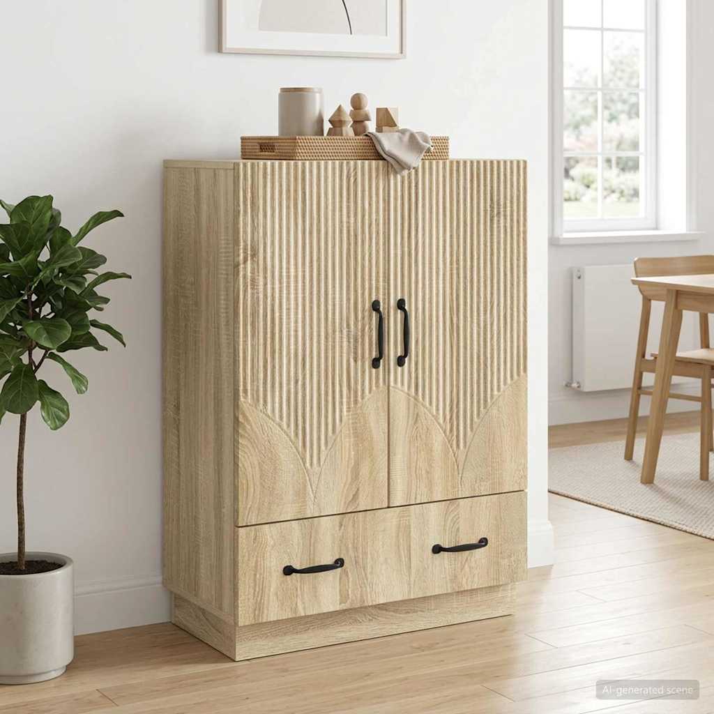 Sideboard Sonoma-Eiche 66 x 34,5 x 92 cm Holzwerkstoff