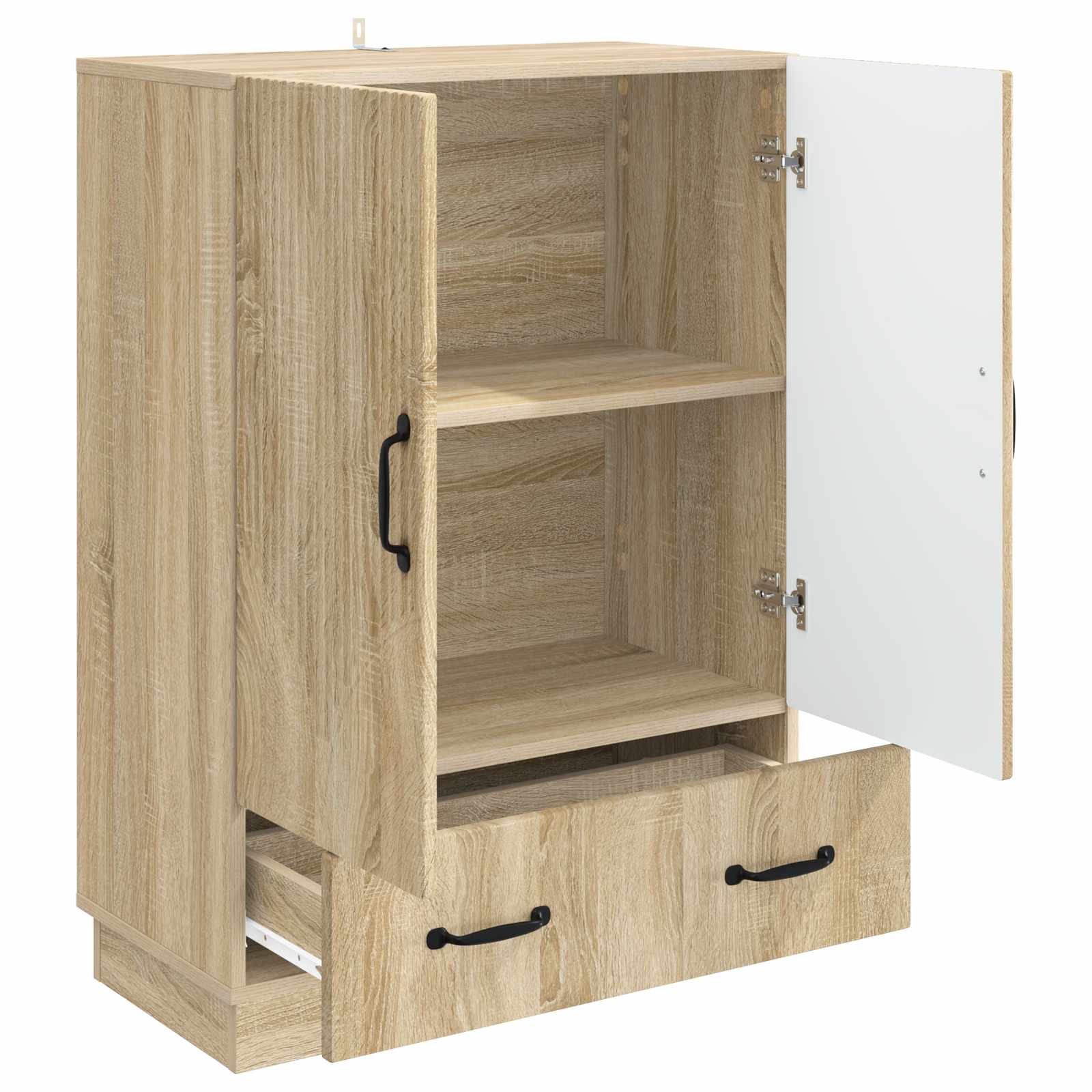 Sideboard Sonoma-Eiche 66 x 34,5 x 92 cm Holzwerkstoff