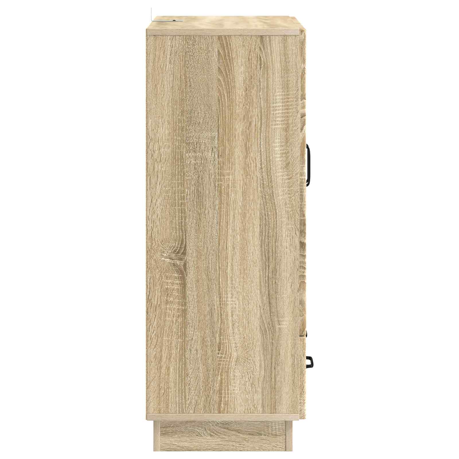 Sideboard Sonoma-Eiche 66 x 34,5 x 92 cm Holzwerkstoff