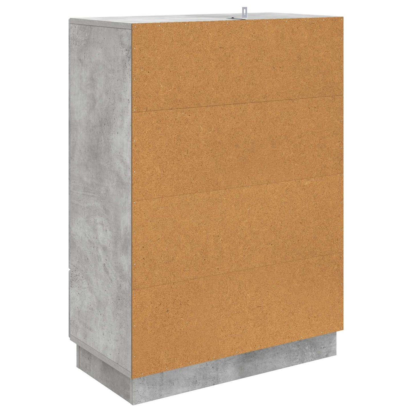 Sideboard Betongrau 66 x 34,5 x 92 cm Holzwerkstoff