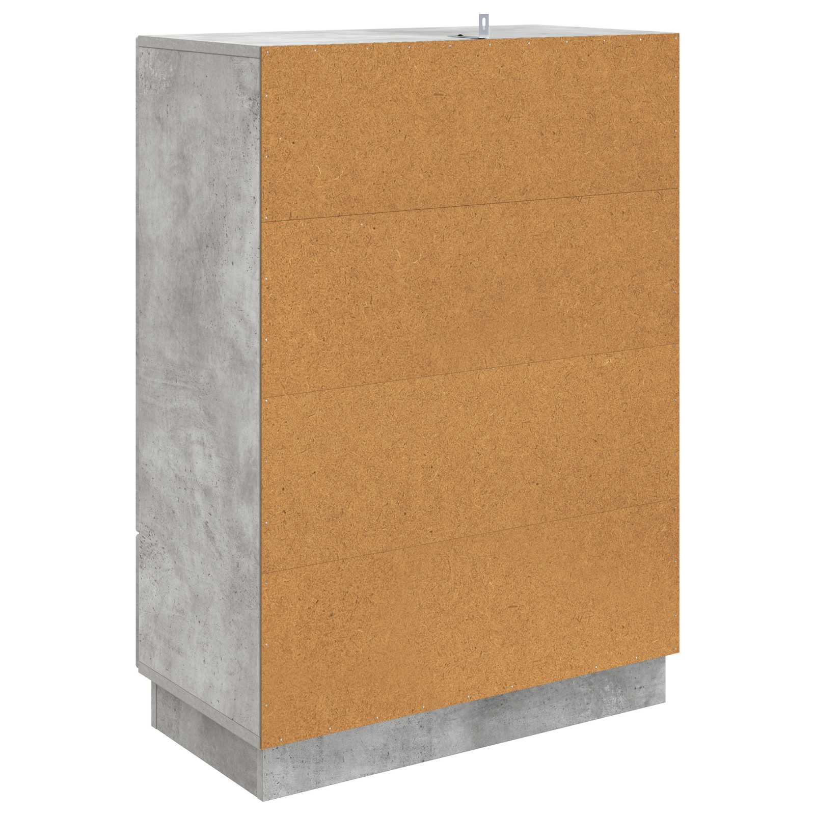 Sideboard Betongrau 66 x 34,5 x 92 cm Holzwerkstoff