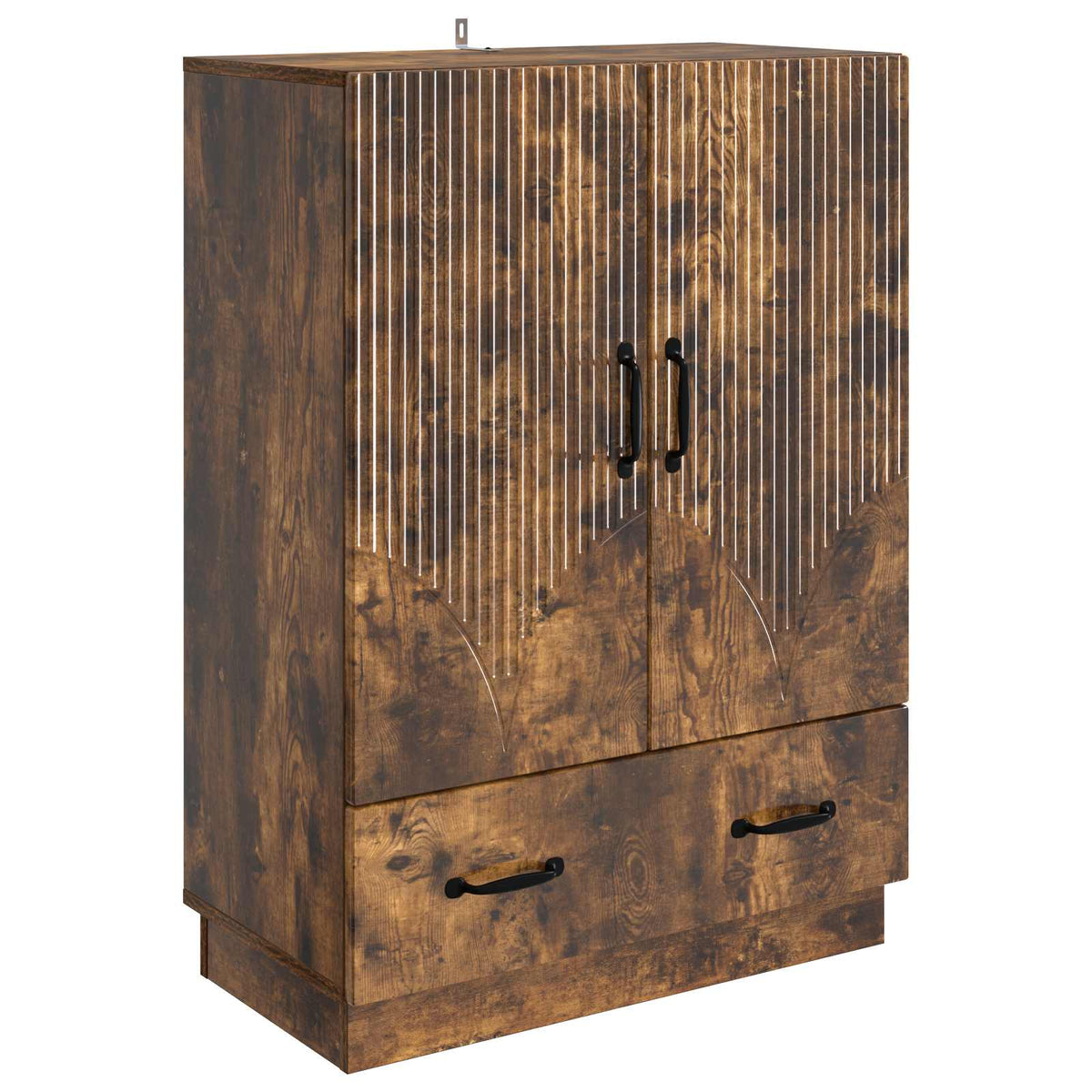 Sideboard Geräucherte Eiche 66 x 34,5 x 92 cm Holzwerkstoff