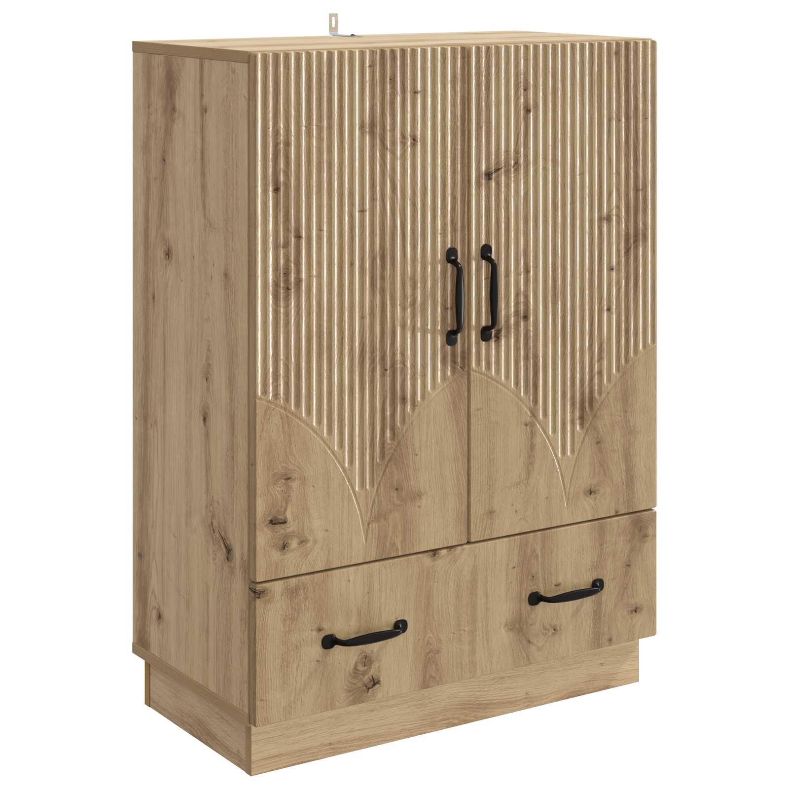 Sideboard Artisan-Eiche 66 x 34,5 x 92 cm Holzwerkstoff