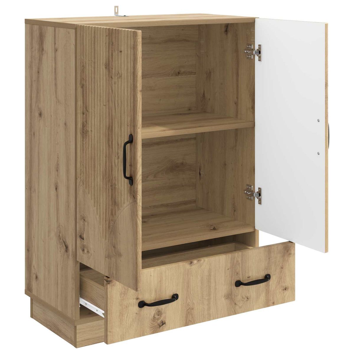 Sideboard Artisan-Eiche 66 x 34,5 x 92 cm Holzwerkstoff
