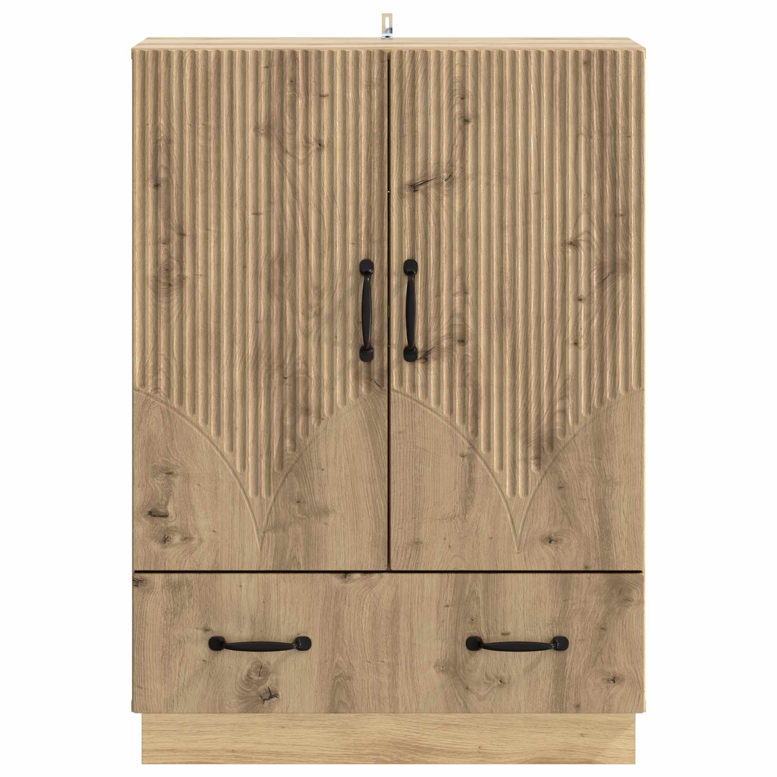 Sideboard Artisan-Eiche 66 x 34,5 x 92 cm Holzwerkstoff