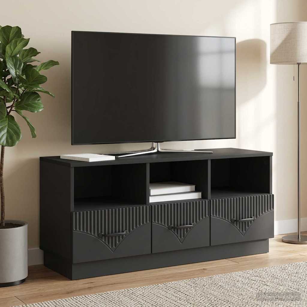 TV-Schränk Schwarz 102 x 34,5 x 47 cm Holzwerkstoff