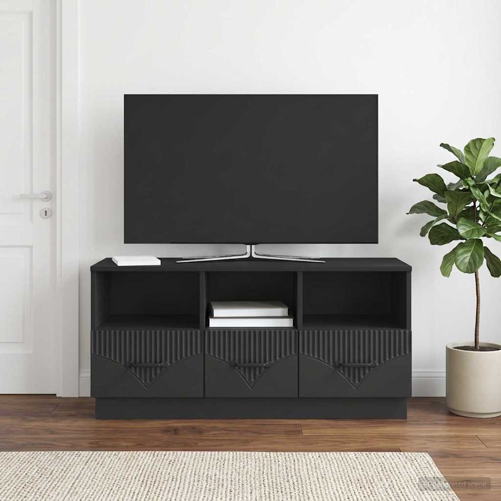 TV-Schränk Schwarz 102 x 34,5 x 47 cm Holzwerkstoff