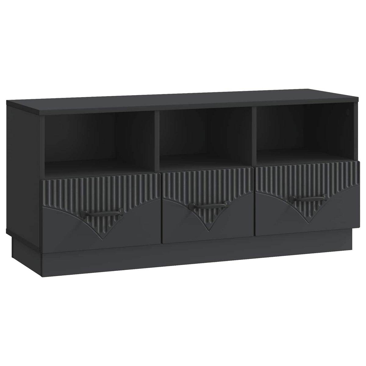 TV-Schränk Schwarz 102 x 34,5 x 47 cm Holzwerkstoff
