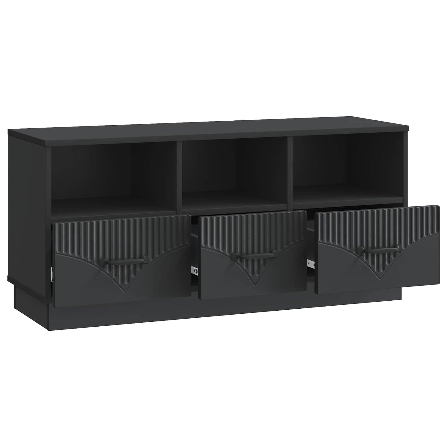 TV-Schränk Schwarz 102 x 34,5 x 47 cm Holzwerkstoff