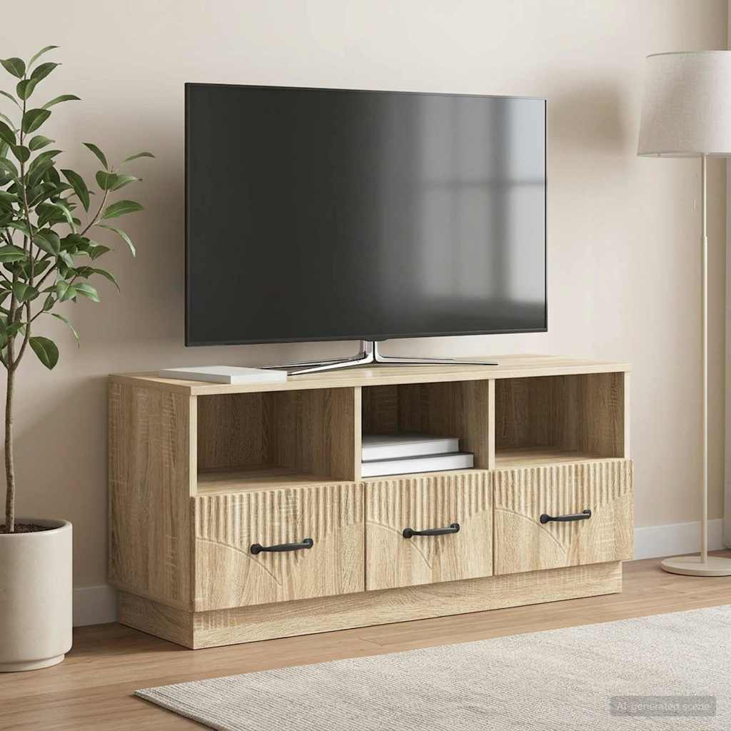 TV-Schränk Sonoma-Eiche 102 x 34,5 x 47 cm Holzwerkstoff
