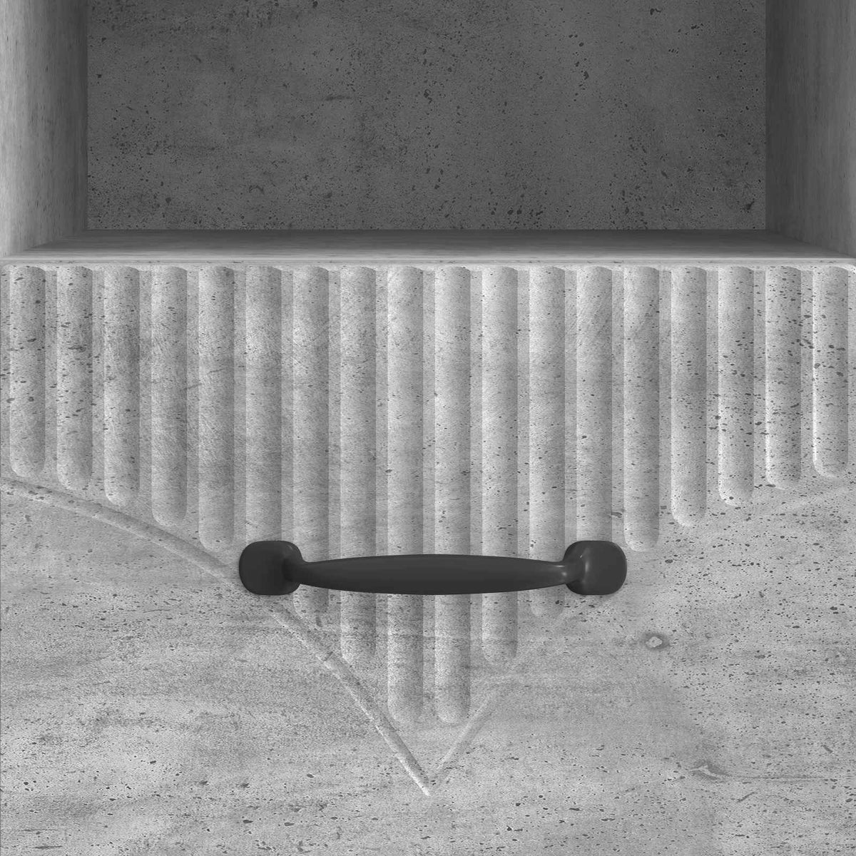 TV-Schränk Betongrau 102 x 34,5 x 47 cm Holzwerkstoff