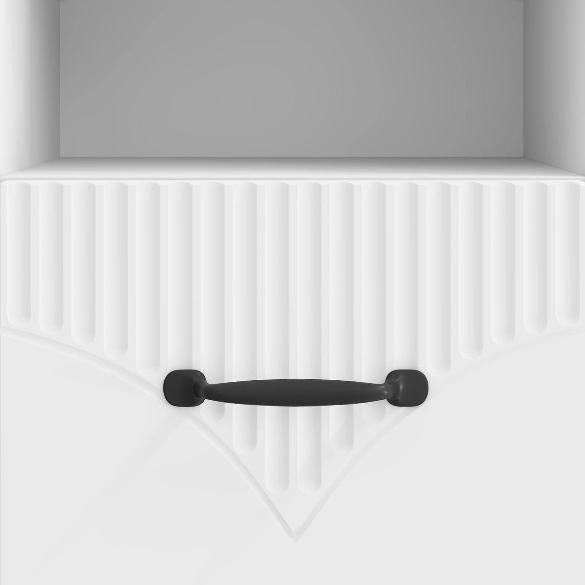 TV-Schränk Hochglanz Weiß 102 x 34,5 x 47 cm Holzwerkstoff