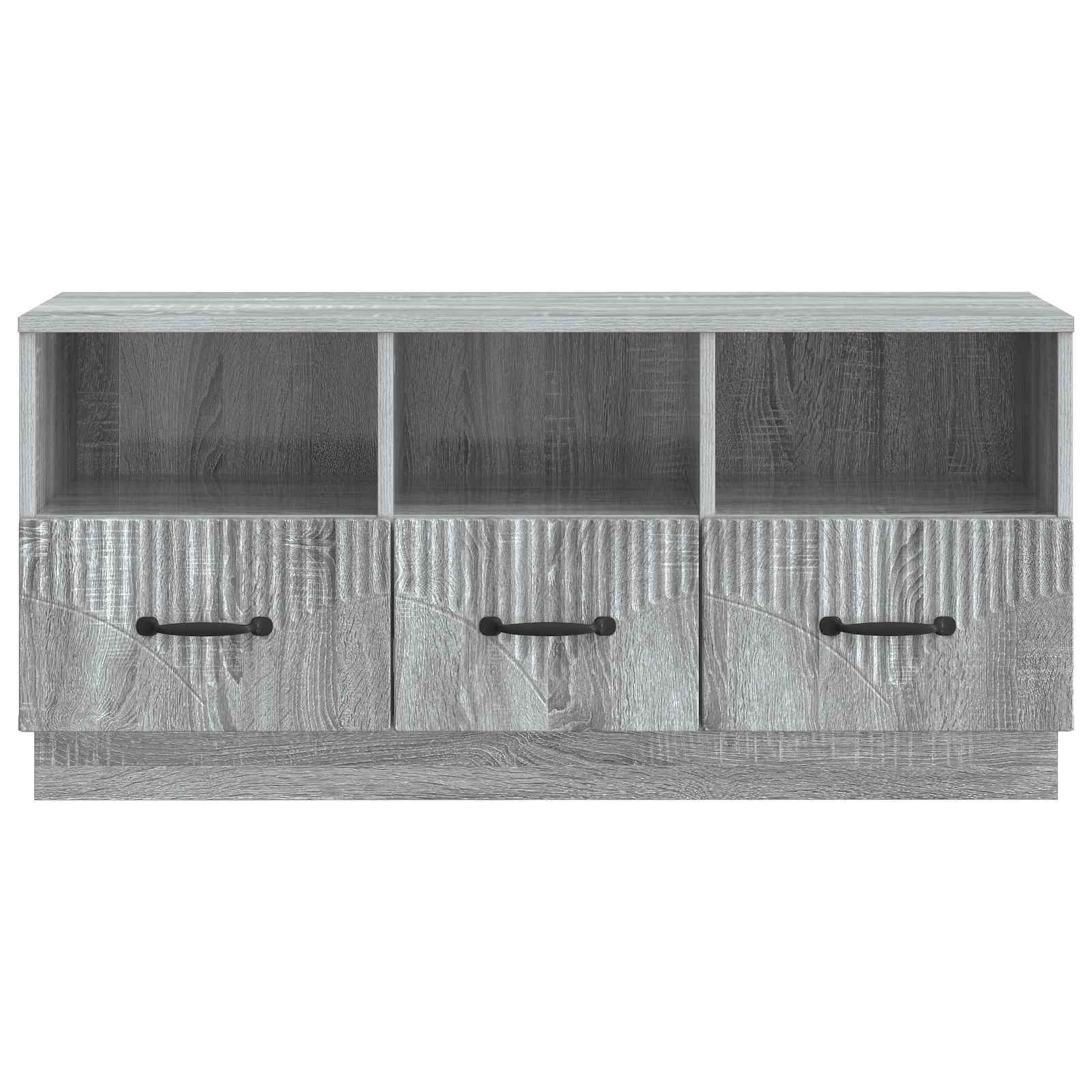 TV-Schränk Graues Sonoma 102 x 34,5 x 47 cm Holzwerkstoff