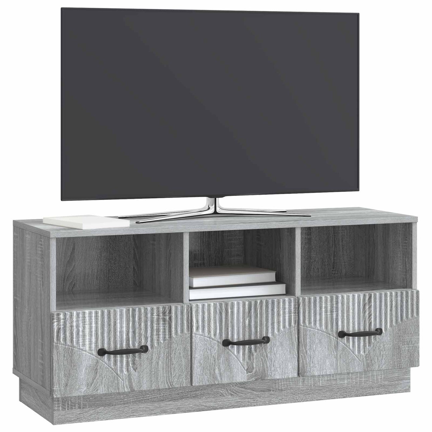 TV-Schränk Graues Sonoma 102 x 34,5 x 47 cm Holzwerkstoff