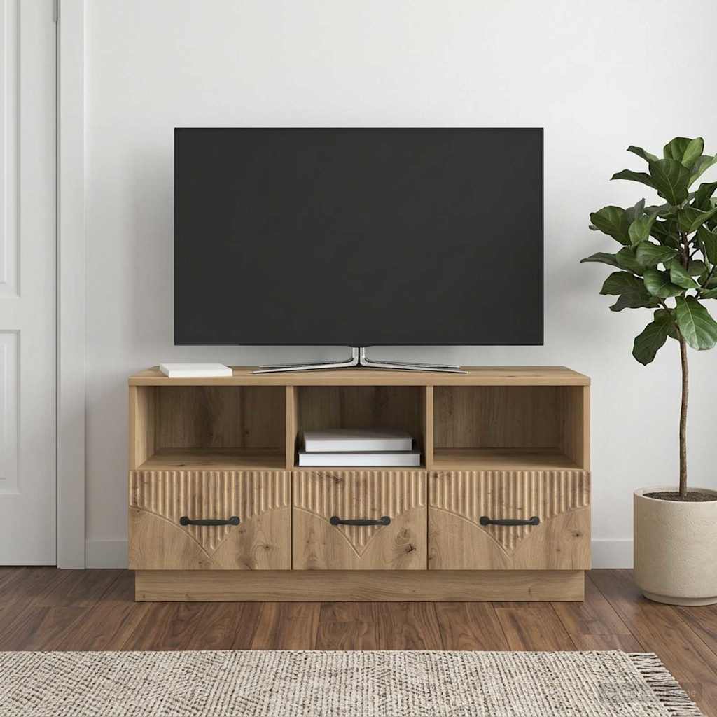 TV-Schränk 102 x 34,5 x 47 cm Artisan-Eiche Holzwerkstoff