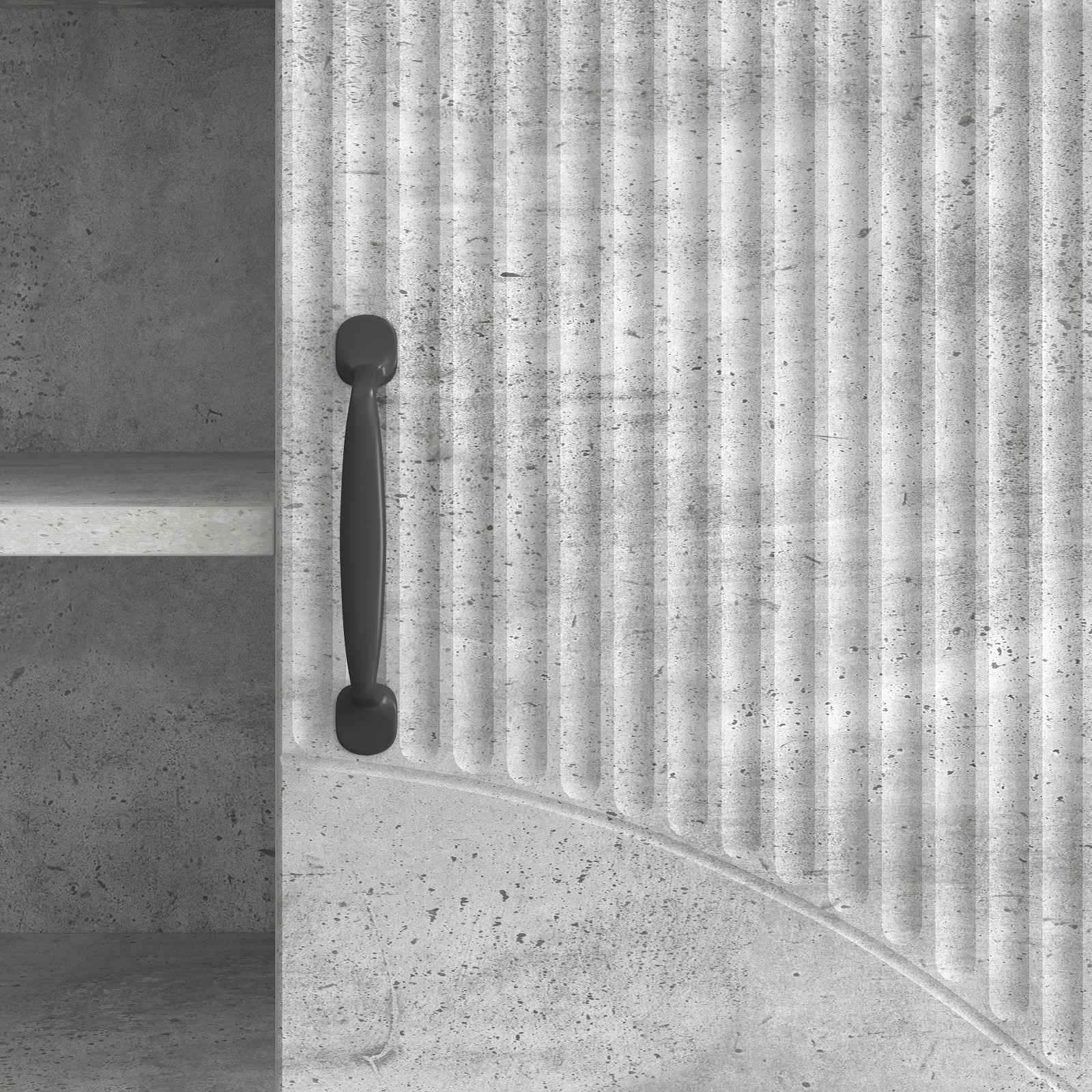 TV-Schränk Betongrau 150 x 31 x 47 cm Holzwerkstoff