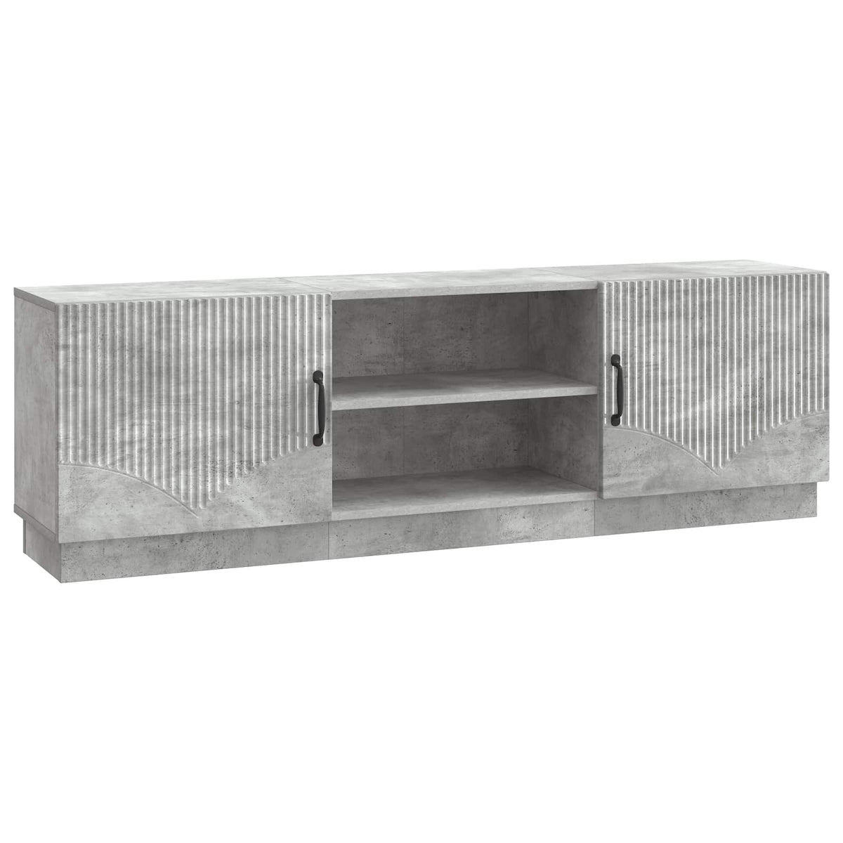TV-Schränk Betongrau 150 x 31 x 47 cm Holzwerkstoff