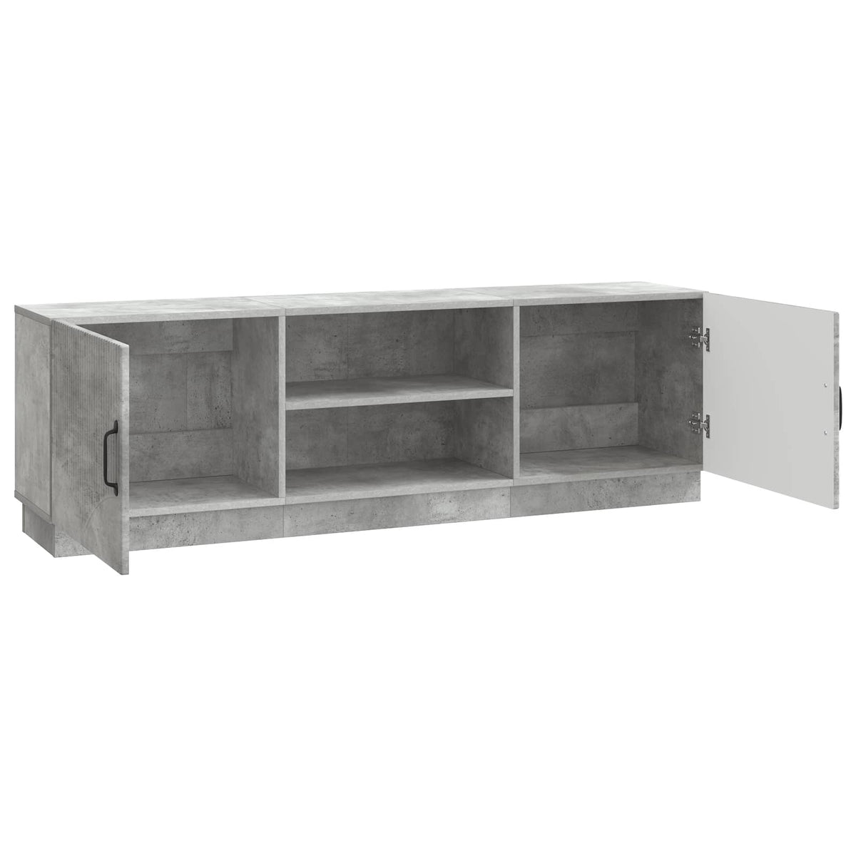 TV-Schränk Betongrau 150 x 31 x 47 cm Holzwerkstoff