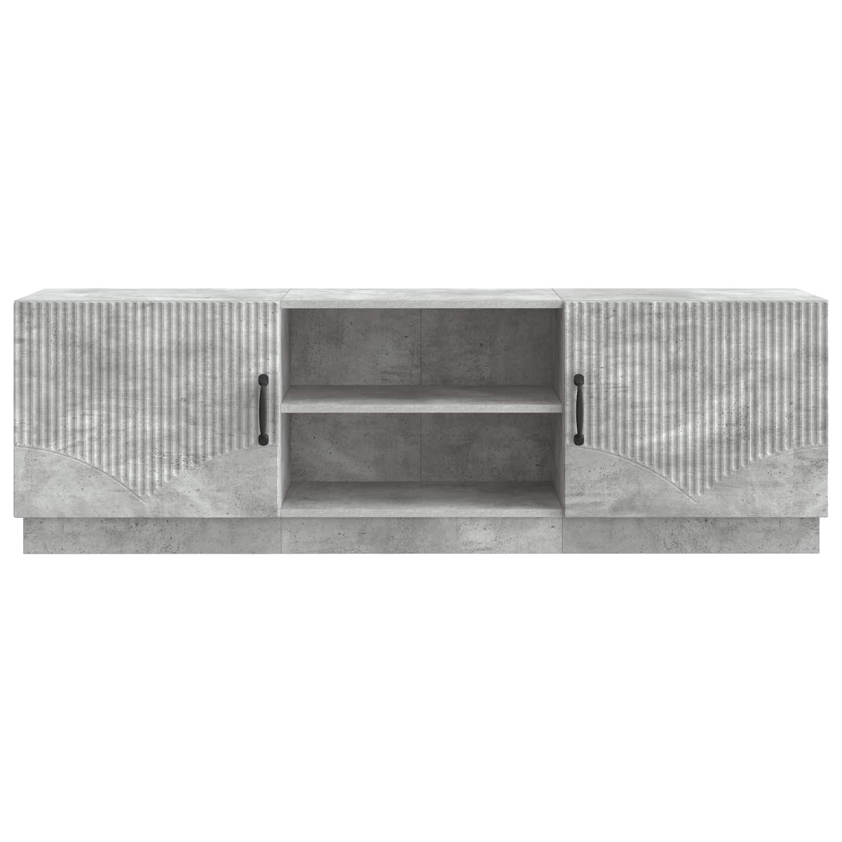 TV-Schränk Betongrau 150 x 31 x 47 cm Holzwerkstoff