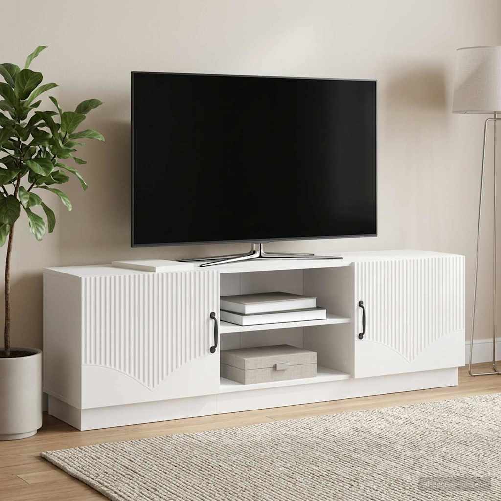 TV-Schränk Hochglanz Weiß 150 x 31 x 47 cm Holzwerkstoff