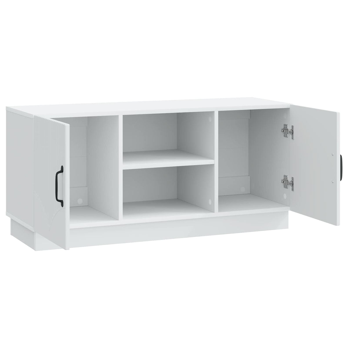 TV-Schränk Weiß 102 x 34,5 x 47 cm Holzwerkstoff
