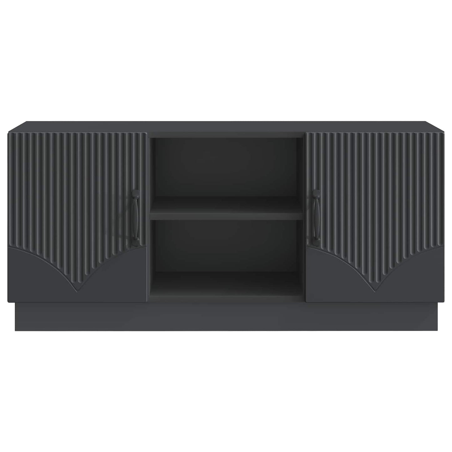 TV-Schränk 102 x 34,5 x 47 cm Schwarz Holzwerkstoff