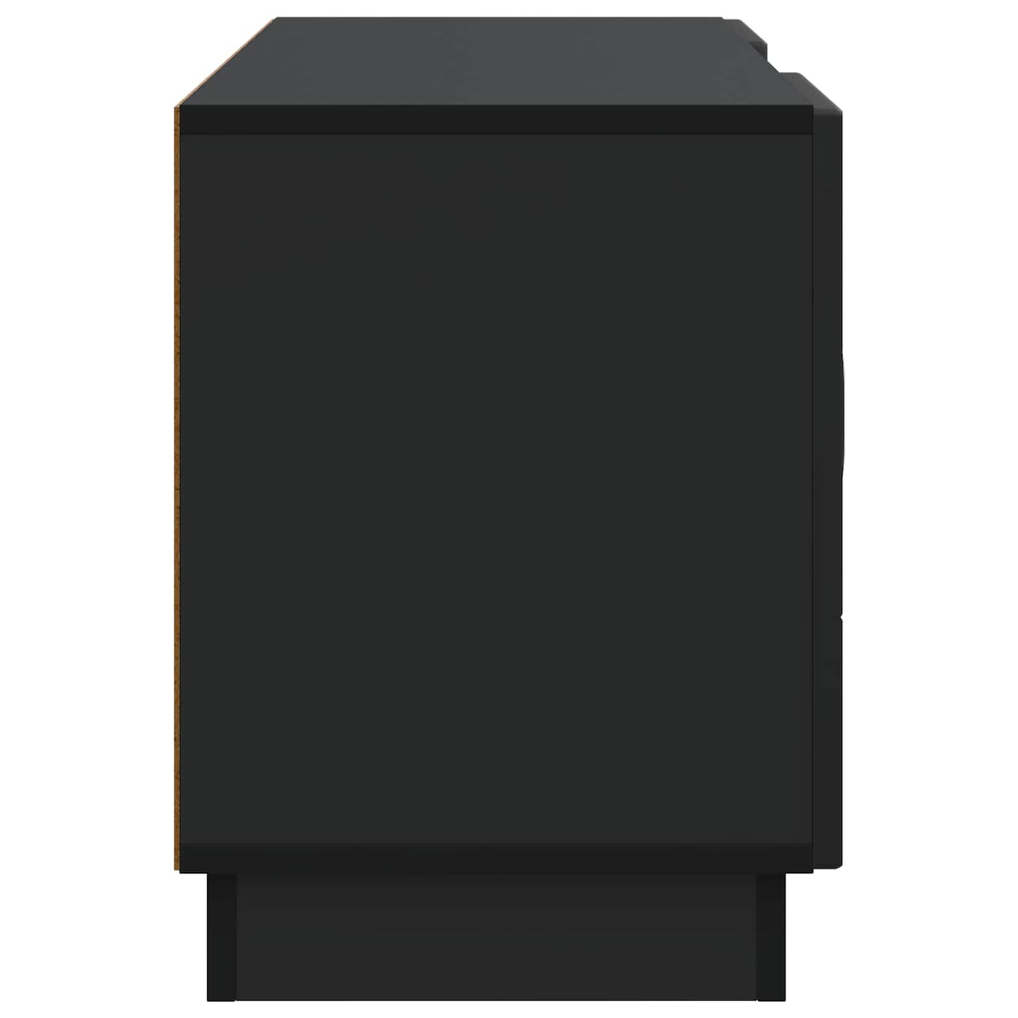 TV-Schränk 102 x 34,5 x 47 cm Schwarz Holzwerkstoff