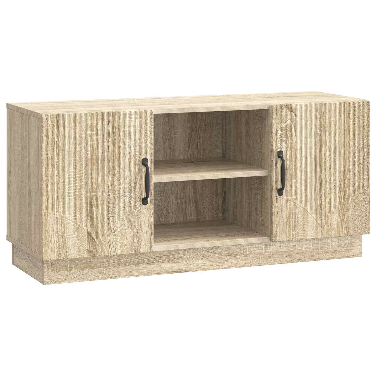 TV-Schränk 102 x 34,5 x 47 cm Sonoma-Eiche Holzwerkstoff