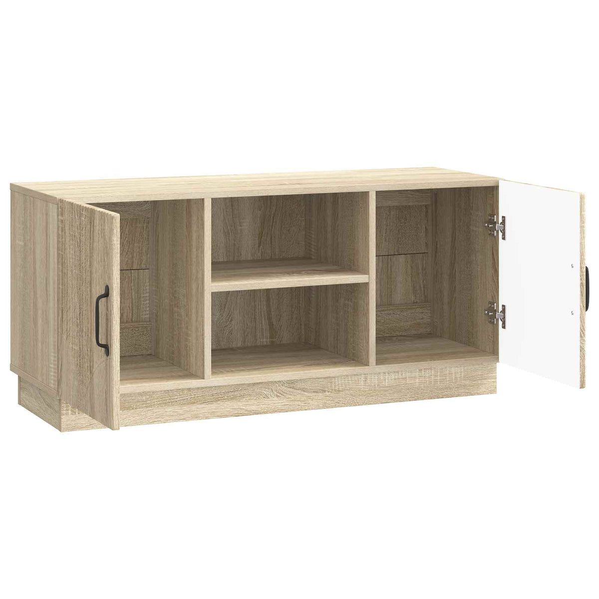 TV-Schränk 102 x 34,5 x 47 cm Sonoma-Eiche Holzwerkstoff