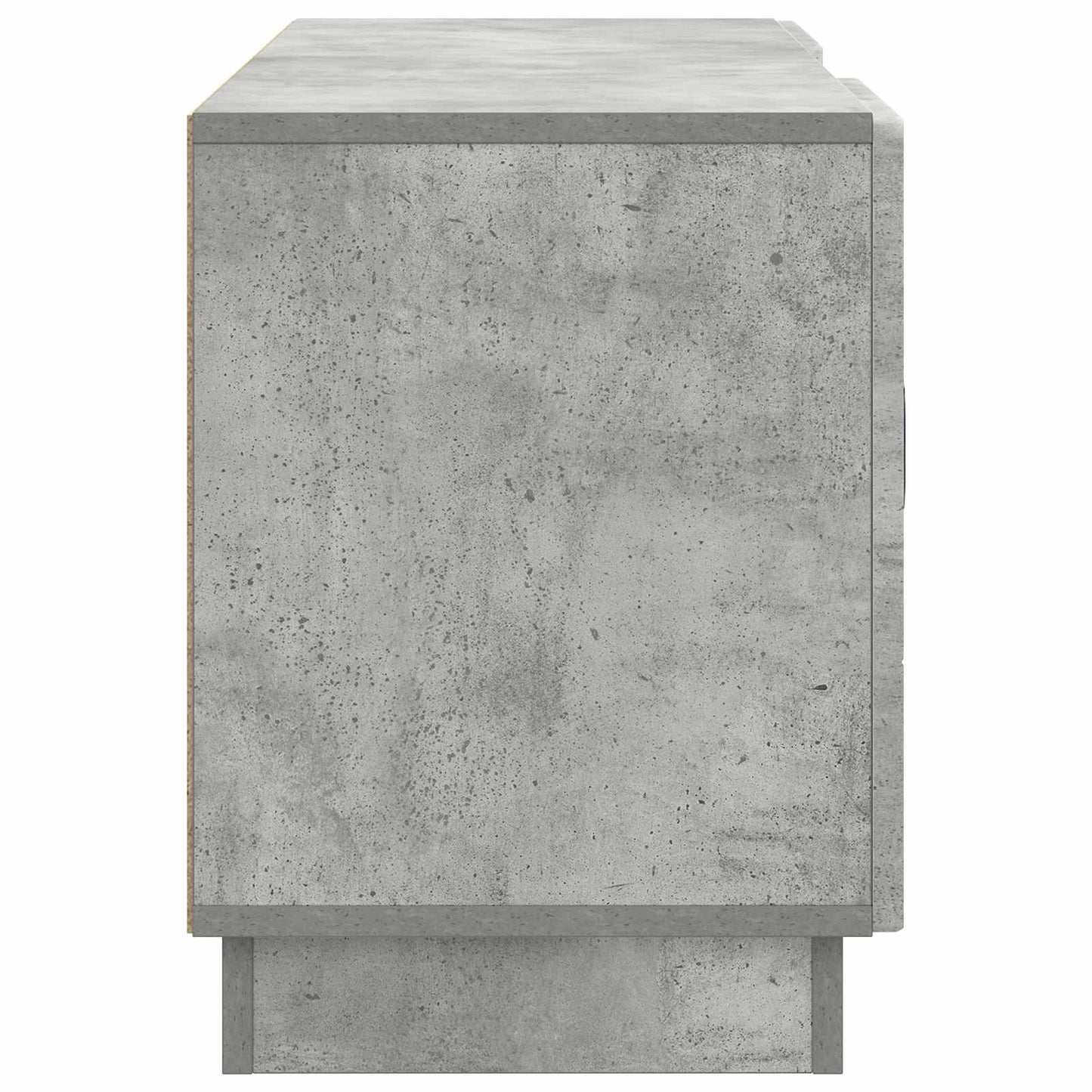TV-Schränk 102 x 34,5 x 47 cm Betongrau Holzwerkstoff